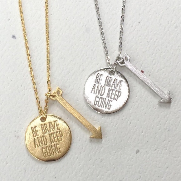 Be Brave Necklace (Silver) - Picture 1 of 1